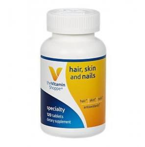 The vitamin shoppe hair, skin and nails tablet